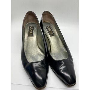 Van Eli Vintage Brown Block Heels Closed Toe Size 8M
